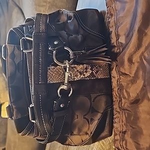 Coach handbag with dust bag